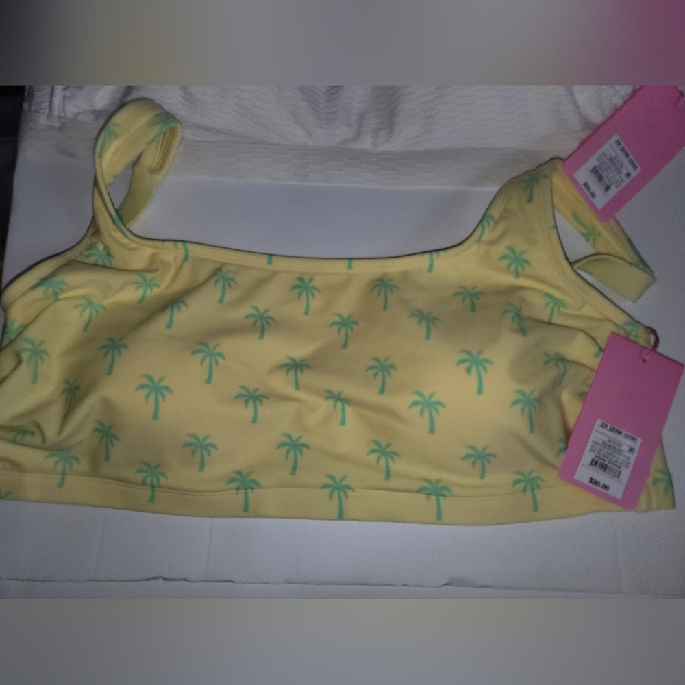 2pc Lot 2X Women Bathing Suit Swim Top Only Stoney Clover Lane NWT